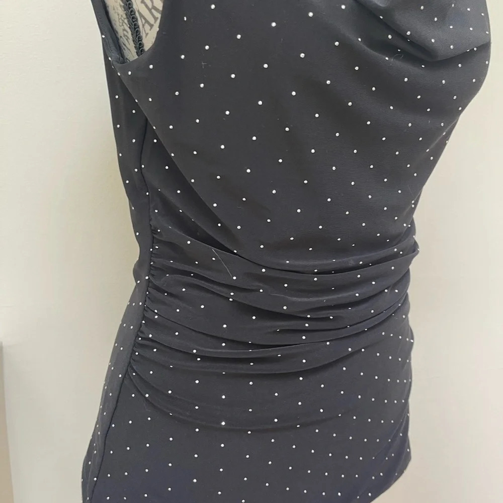 White‎ House Black Market Black Top With Sparkles - Picture 7 of 14